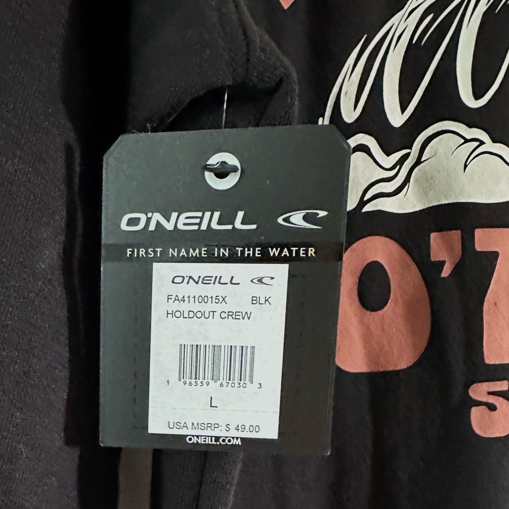 O'Neill Black Long Sleeve sweatshirt Essential